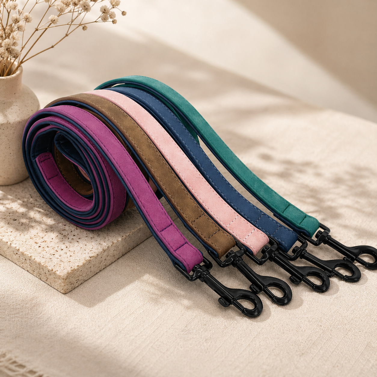 Premium Leather Dog Leash